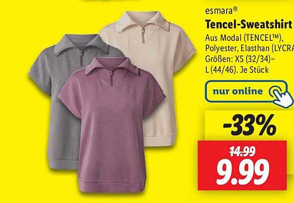 esmará® Tencel-Sweatshirt