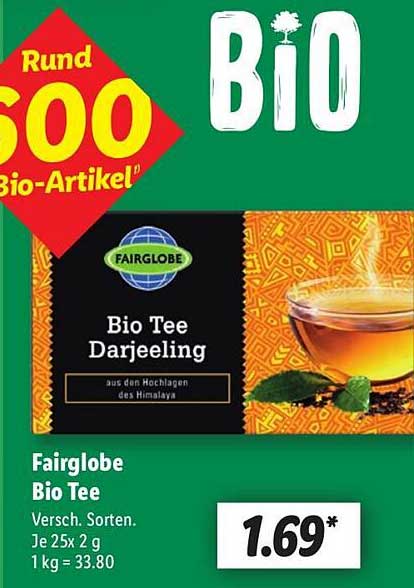 Fairglobe Bio Tee Darjeeling