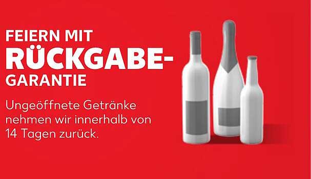 Feiern mit Rückgabegarantie