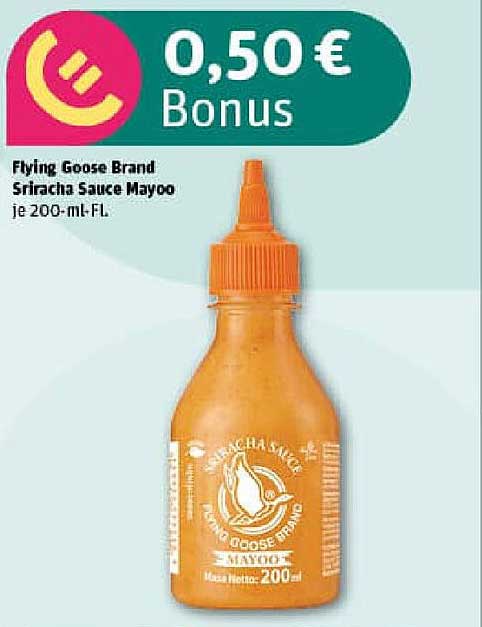 Flying Goose Brand Sriracha Sauce Mayoo je 200-ml-FL
