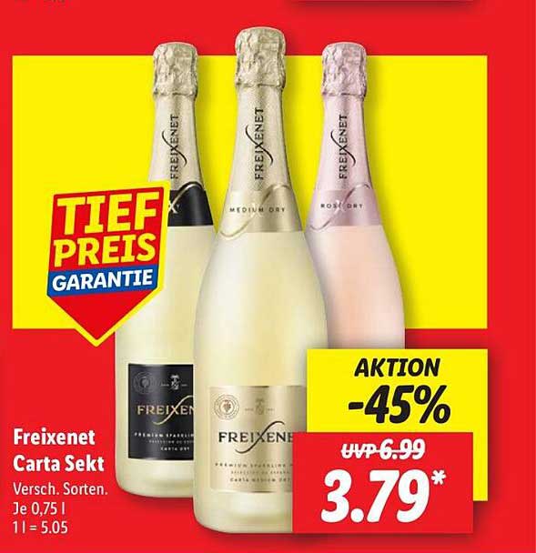 Freixenet Carta Sekt 0,75 l – verschiedene Sorten