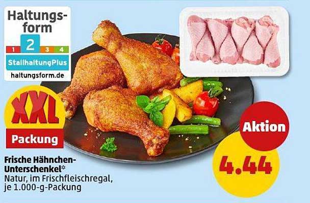 Frische Hähnchen-Unterschenkel* XXL-Packung