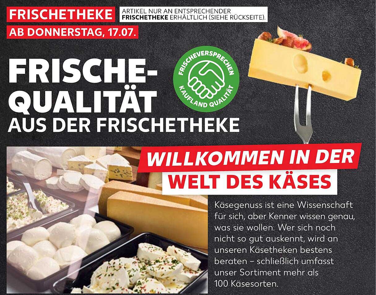 Frischequalität aus der Frischetheke – Willkommen in der Welt des Käses