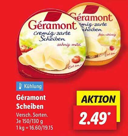 Géramont Cremig-zarte Scheiben