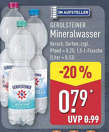 GEROLSTEINER Mineralwasser