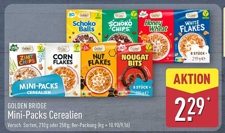 GOLDEN BRIDGE Mini-Packs Cerealien