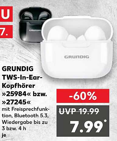 GRUNDIG TWS-In-Ear-Kopfhörer »25984« bzw. »27245«