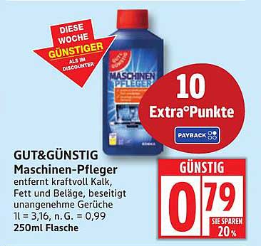GUT&GÜNSTIG Maschinen-Pfleger 250ml Flasche