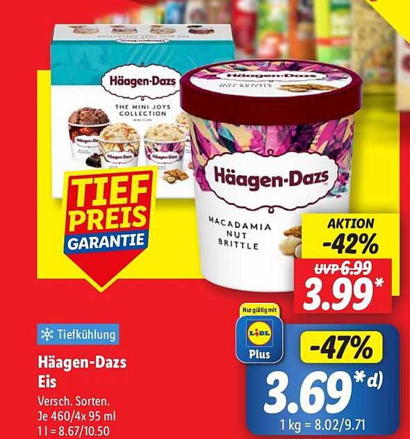Häagen-Dazs Eis Macadamia Nut Brittle - 42% reduziert!