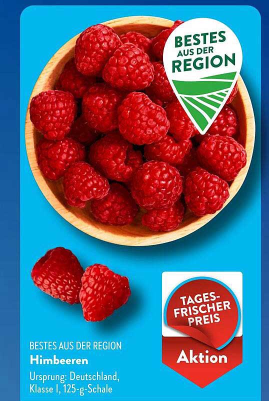 Himbeeren - Bestes aus der Region, 125-g-Schale