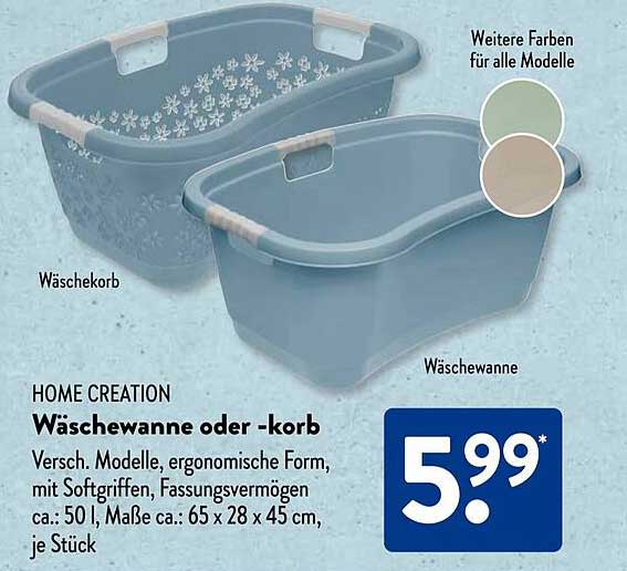 HOME CREATION Wäschewanne oder -korb