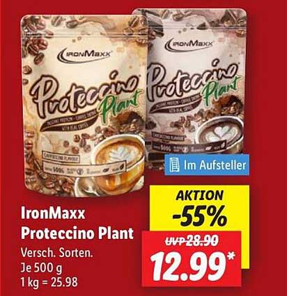 IronMaxx Proteccino Plant - Verschiedene Sorten