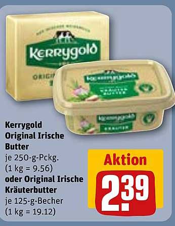 Kerrygold Original Irische Butter oder Kräuterbutter