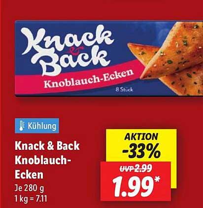 Knack & Back Knoblauch-Ecken