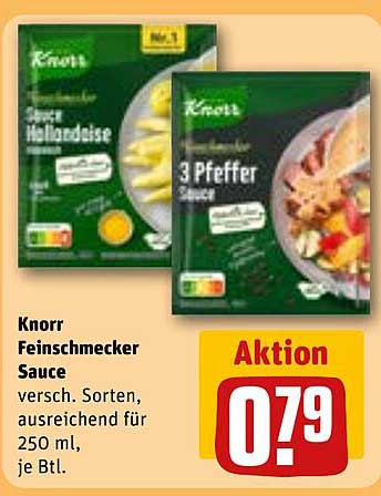 Knorr Feinschmecker Sauce – Verschiedene Sorten