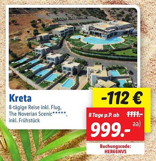 Kreta - 8-tägige Reise inkl. Flug, The Noverian Scenic*****, inkl. Frühstück