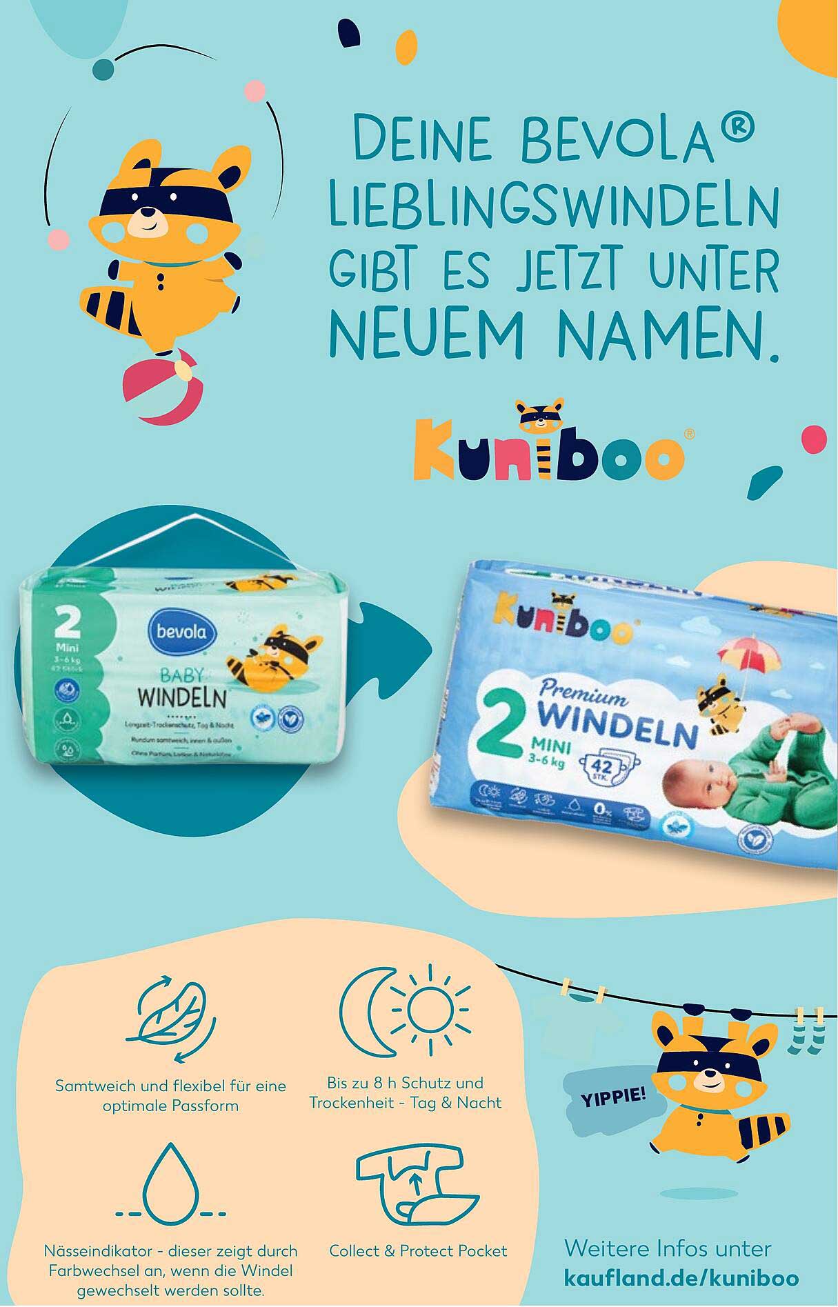Kuniboo® Babywindeln Mini 42 Stück