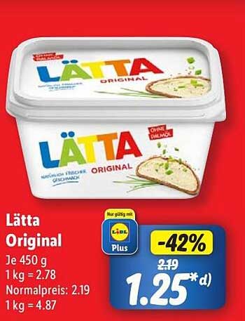Lätta Original 450 g