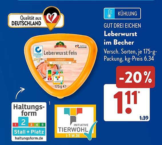 Leberwurst im Becher von Gut Drei Eichen