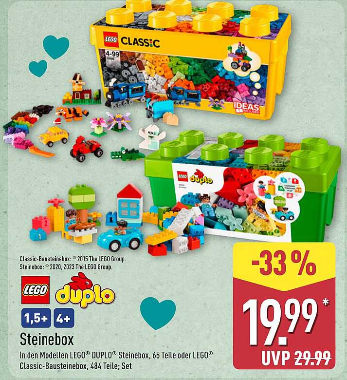 LEGO DUPLO Steinebox - 65 Teile