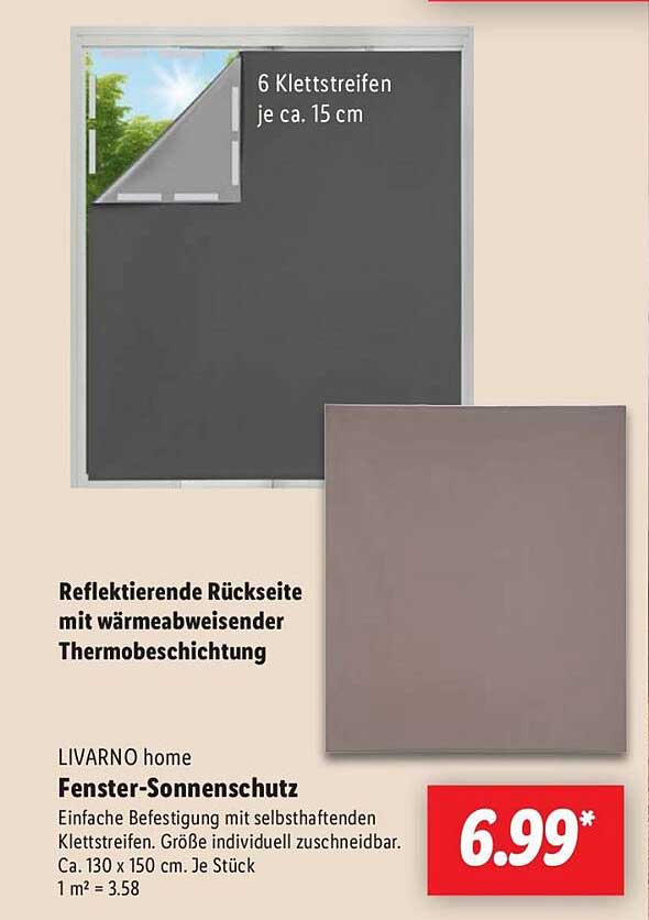 LIVARNO home Fenster-Sonnenschutz