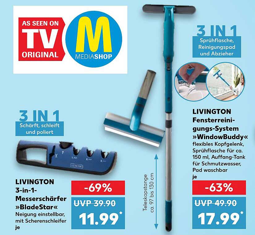 LIVINGTON Fensterreinigungs-System »WindowBuddy«