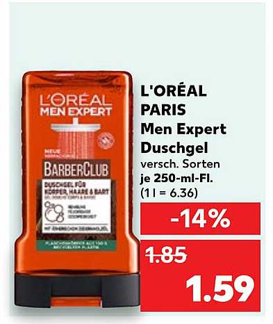 L'ORÉAL PARIS Men Expert Duschgel BarberClub 250 ml