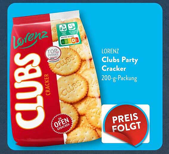 Lorenz Clubs Party Cracker 200-g-Packung