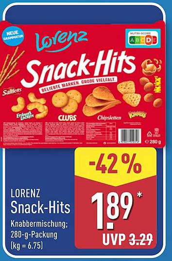 Lorenz Snack-Hits 280 g - Knabbermix