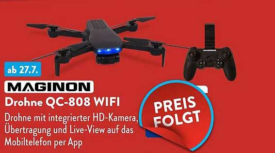 MAGINON Drohne QC-808 WIFI