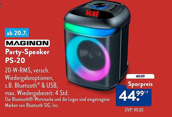 MAGINON Party-Speaker PS-20