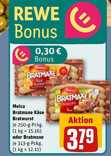 Meica Bratmaxe Käse Bratwurst