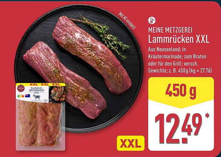 Meine Metzgerei Lammlachse XXL