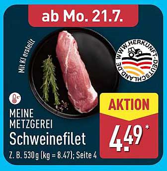 MEINE METZGERIE Schweinefilet