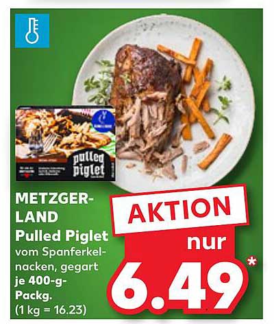 METZGER-LAND Pulled Piglet vom Spanferkel-Nacken
