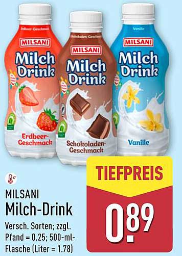 MILSANi Milch-Drink - Verschiedene Sorten