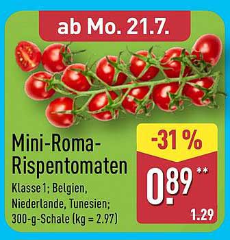 Mini-Roma-Rispentomaten