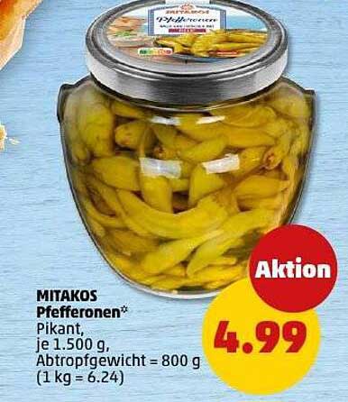MITAKOS Pfefferonen – Pikant für den perfekten Genuss