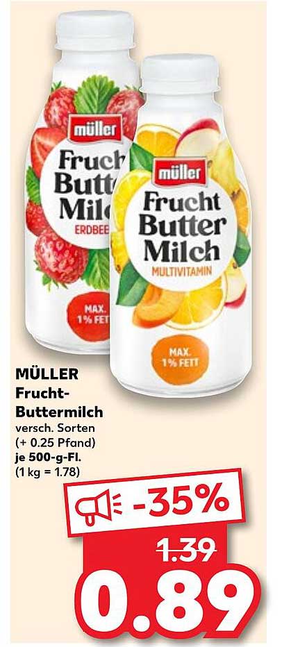 MÜLLER Frucht-Buttermilch