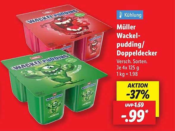 Müller Wackelpudding/Doppeldecker