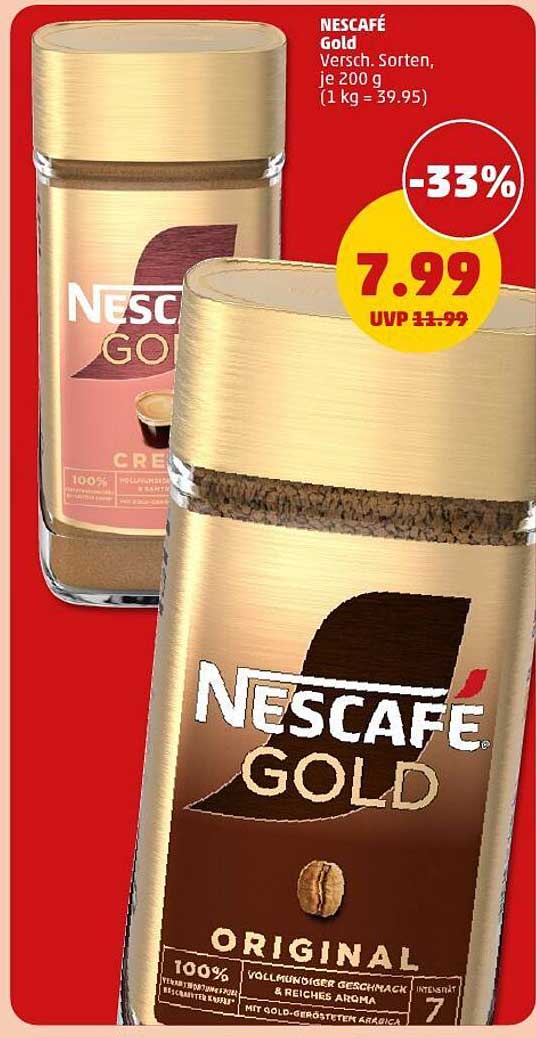 NESCAFÉ Gold – 200 g – verschiedene Sorten