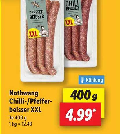 Nothwang Chilli-/Pfefferbeisser XXL - 400 g