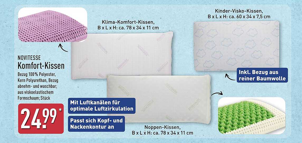 NOVITESSE Komfort-Kissen