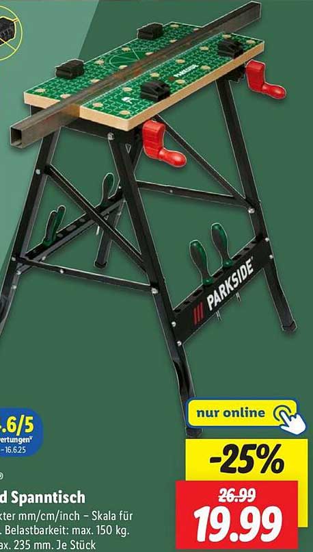 PARKSIDE Spanntisch - nur online erhältlich!