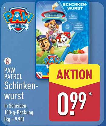 PAW PATROL Schinkenwurst