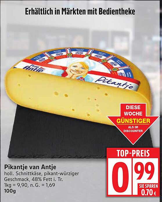 Pikantje van Antje - Schnittkäse, pikant-würziger Geschmack