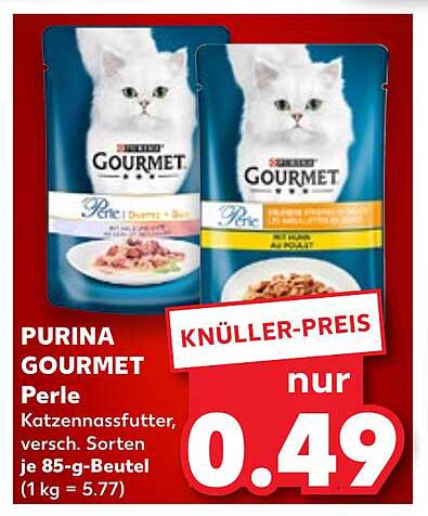 PURINA GOURMET Perle Katzennassfutter, verschiedene Sorten