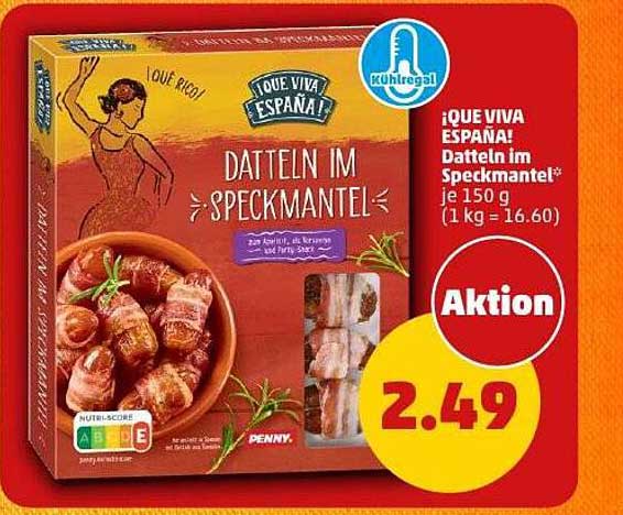 ¡QUE VIVA ESPAÑA! Datteln im Speckmantel
