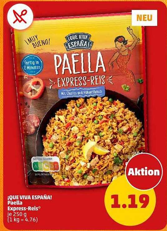 ¡QUE VIVA ESPAÑA! Paella Express-Reis