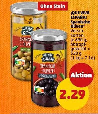 ¡QUE VIVA ESPAÑA! Spanische Oliven - Verschiedene Sorten 690 g